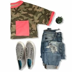 Rogue Society Apparel® SHORT SLEEVES Neon Camo Tee