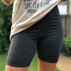 Rogue Society Apparel® BOTTOMS 7" Bikers | Charcoal