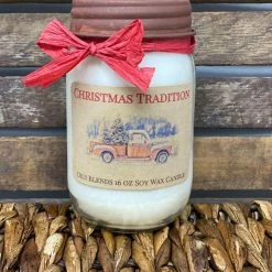 Oily Blends Jumbo 16 Oz Soy Wax Christmas Candles