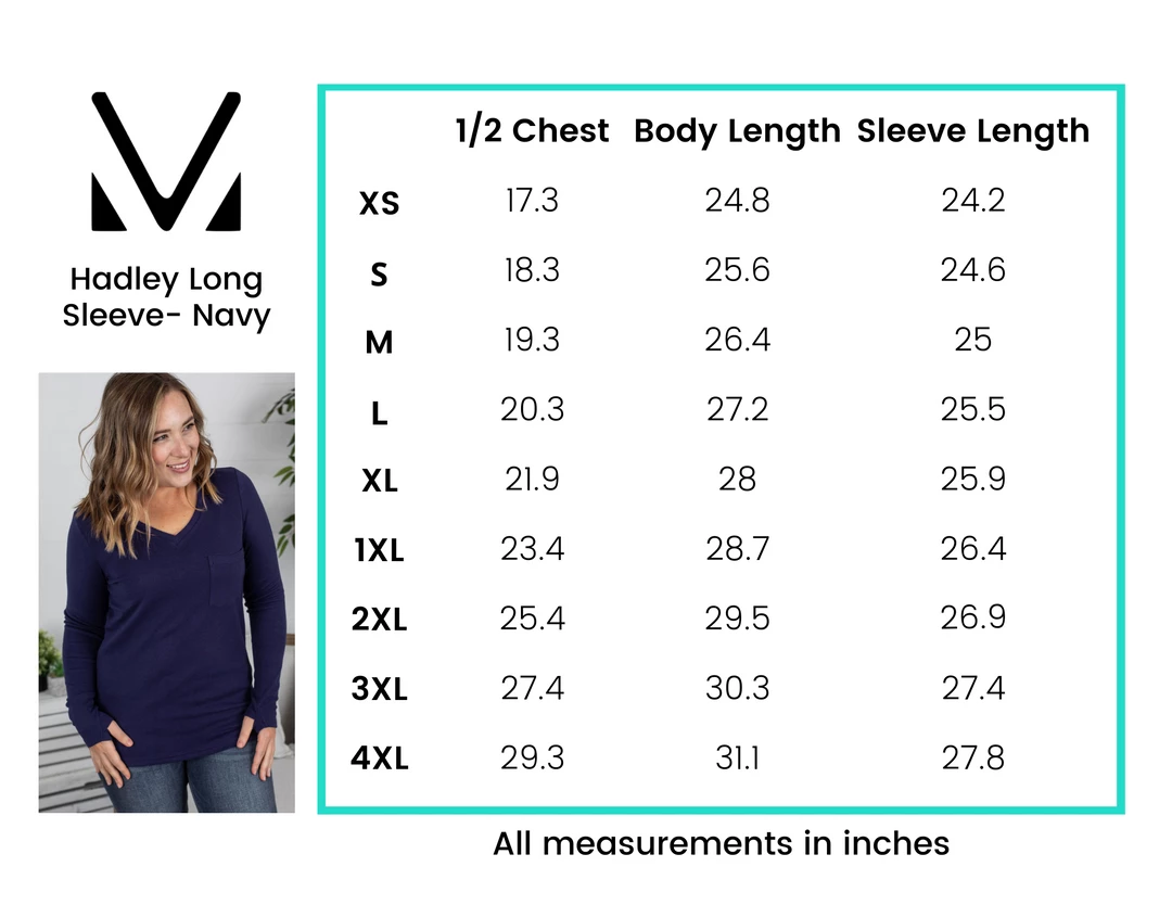 Promo 🎉 Michelle Mae LONG SLEEVES Hadley Long Sleeve - Navy 👍 6 Michelle Mae LONG SLEEVES Hadley Long Sleeve - Navy