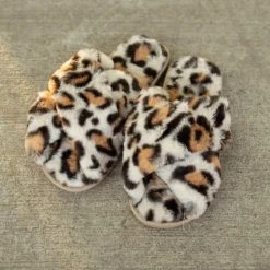 Rogue Society Apparel® Ultra Fuzzy Animal Print House Shoes