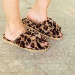 Rogue Society Apparel® Ultra Fuzzy Animal Print House Shoes