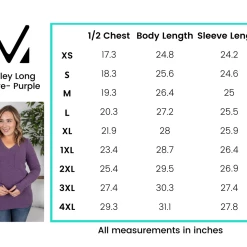 Michelle Mae LONG SLEEVES Hadley Long Sleeve - Purple