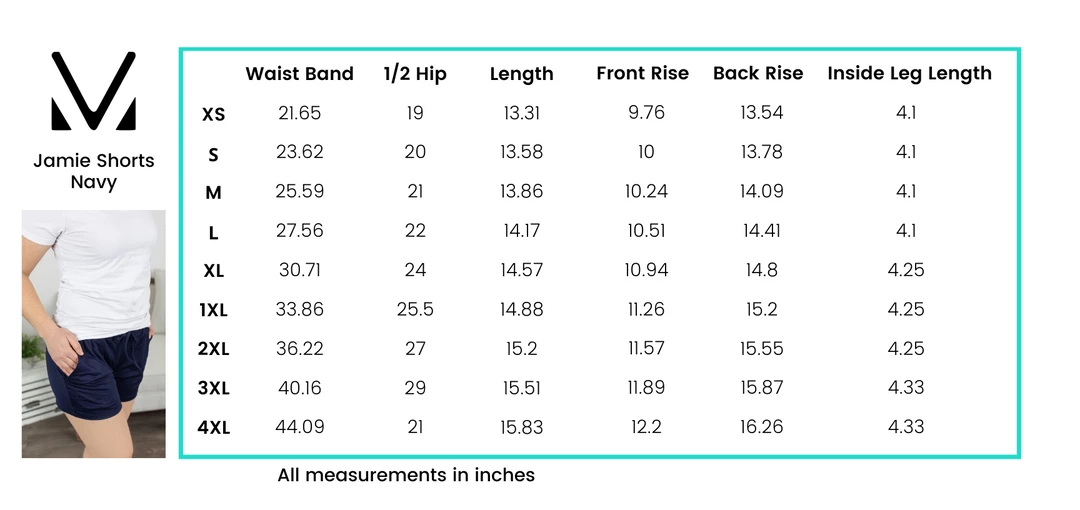 Budget ๐ Michelle Mae Jamie Shorts - Navy BOTTOMS ๐ 7 Michelle Mae Jamie Shorts - Navy BOTTOMS