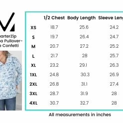 Michelle Mae QuarterZip Sherpa Pullover - Blue Confetti