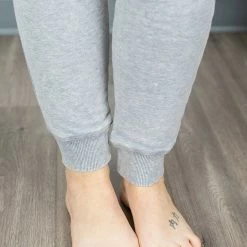 Michelle Mae Vintage Wash Joggers - Grey BOTTOMS