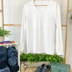 Michelle Mae Hadley Long Sleeve - White LONG SLEEVES