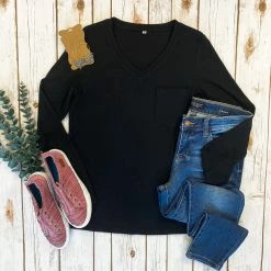 Promo 😀 Michelle Mae Hadley Long Sleeve - Black 😉 19 Michelle Mae Hadley Long Sleeve - Black