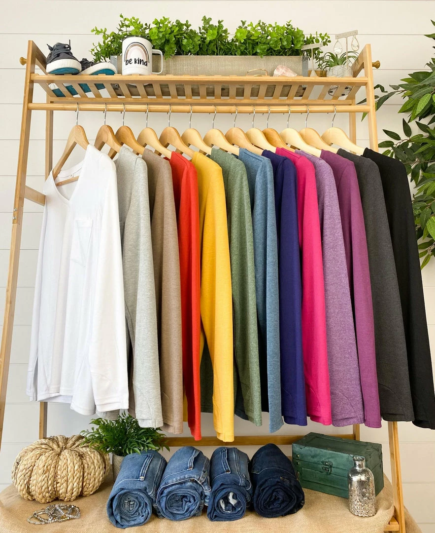 Promo 🎉 Michelle Mae LONG SLEEVES Hadley Long Sleeve - Navy 👍 10 Michelle Mae LONG SLEEVES Hadley Long Sleeve - Navy