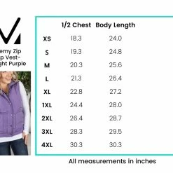 Michelle Mae Remy Zip Up Vest - Bright Purple