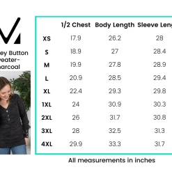 Michelle Mae Brittney Button Sweater - Charcoal