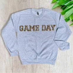 Rogue Society Apparel® Game Day Chenille Patched Crew LONG SLEEVES