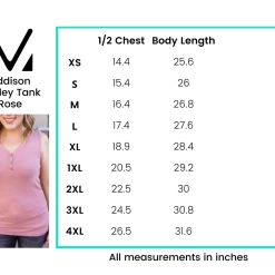 Michelle Mae Addison Henley Tank - Rose