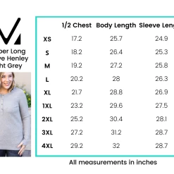 Michelle Mae Harper Long Sleeve Henley - Light Grey