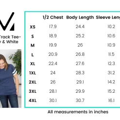 New ๐ Michelle Mae Kylie Track Tee - Navy And White SHORT SLEEVES ๐ 13 Michelle Mae Kylie Track Tee - Navy And White SHORT SLEEVES