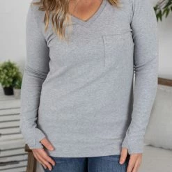 Michelle Mae Hadley Long Sleeve - Grey