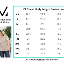 Michelle Mae Kylie Track Tee - Tan And White SHORT SLEEVES