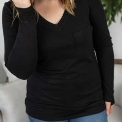 Promo 😀 Michelle Mae Hadley Long Sleeve - Black 😉 14 Michelle Mae Hadley Long Sleeve - Black