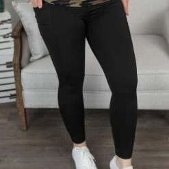 Michelle Mae Athleisure Leggings - Black BOTTOMS
