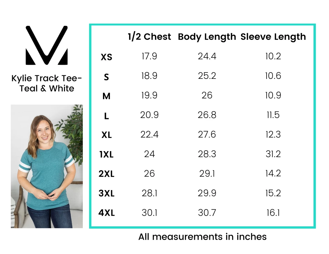 Best reviews of ๐ Michelle Mae Kylie Track Tee - Teal And White SHORT SLEEVES ๐ 6 Michelle Mae Kylie Track Tee - Teal And White SHORT SLEEVES