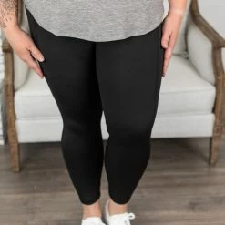 Michelle Mae Athleisure Leggings - Black BOTTOMS