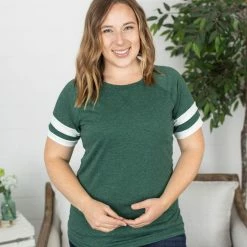 Best reviews of 🤩 Michelle Mae Kylie Track Tee - Green And White 🎁 10 Michelle Mae Kylie Track Tee - Green And White