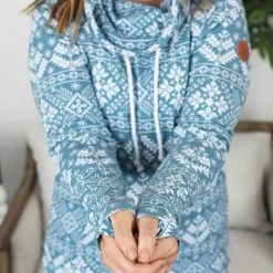 Cheapest 🥰 Michelle Mae Classic Cowl Neck Sweatshirt - Winter Snowflake LONG SLEEVES 😉 14 Michelle Mae Classic Cowl Neck Sweatshirt - Winter Snowflake LONG SLEEVES