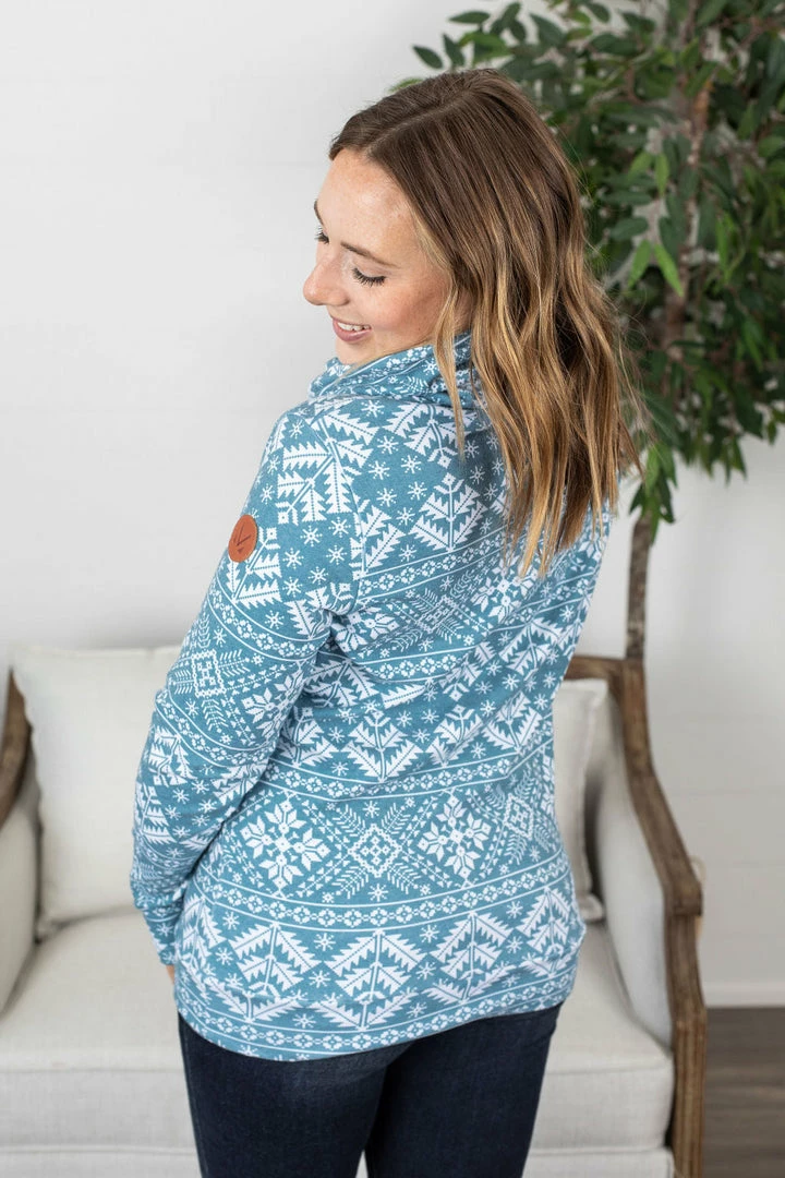 Cheapest 🥰 Michelle Mae Classic Cowl Neck Sweatshirt - Winter Snowflake LONG SLEEVES 😉 7 Michelle Mae Classic Cowl Neck Sweatshirt - Winter Snowflake LONG SLEEVES