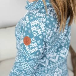 Cheapest 🥰 Michelle Mae Classic Cowl Neck Sweatshirt - Winter Snowflake LONG SLEEVES 😉 18 Michelle Mae Classic Cowl Neck Sweatshirt - Winter Snowflake LONG SLEEVES