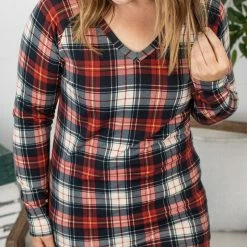 Michelle Mae LONG SLEEVES Classic Plaid Long Sleeve