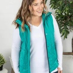 Wholesale ๐ Michelle Mae Remy Zip Up Vest - Bright Aqua ๐ฏ 13 Michelle Mae Remy Zip Up Vest - Bright Aqua