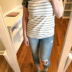 Rogue Society Apparel® Little Bit Of Lace Tee | Camo Detail