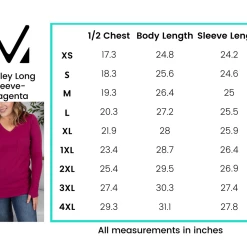 Michelle Mae Hadley Long Sleeve - Magenta LONG SLEEVES