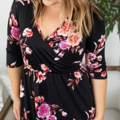 Budget π Michelle Mae Taylor π Dress - Black Floral βοΈ 11 Michelle Mae Taylor Dress - Black Floral