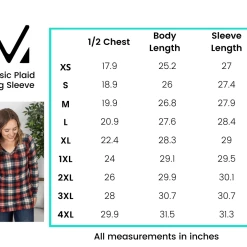 New π― Michelle Mae LONG SLEEVES Classic Plaid Long Sleeve π€© 13 Michelle Mae LONG SLEEVES Classic Plaid Long Sleeve