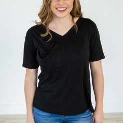 Rogue Society Apparel® Slouchy Pocket Tee | Multiple Colors! SHORT SLEEVES