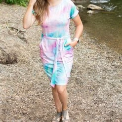 Rogue Society Apparel® Tie Dye Dress With Pockets