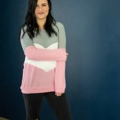 Rogue Society Apparel® The Best In You Waffle Knit Top LONG SLEEVES