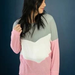 Rogue Society Apparel® The Best In You Waffle Knit Top LONG SLEEVES