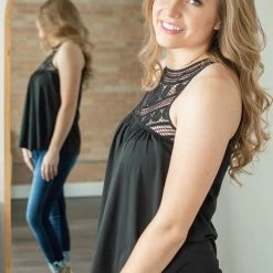 Rogue Society Apparel® Lace Tank Top SHORT SLEEVES