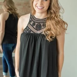 Rogue Society Apparel® Lace Tank Top SHORT SLEEVES