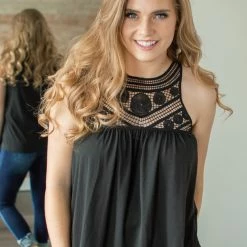 Rogue Society Apparel® Lace Tank Top SHORT SLEEVES