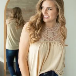 Rogue Society Apparel® Lace Tank Top SHORT SLEEVES