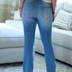 Rogue Society Apparel® Flare Jeans | Button Fly Light Wash BOTTOMS