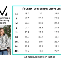 Michelle Mae Ivory Leopard Sherpa HalfZip Hoodie LONG SLEEVES