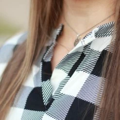 New 👍 Rogue Society Apparel® Sadie Kangaroo Top | Black And White Buffalo Plaid ⭐ 24 Rogue Society Apparel® Sadie Kangaroo Top | Black And White Buffalo Plaid