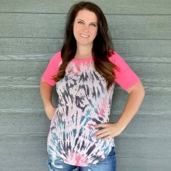 Little Bear Boutique Splash Of Color SHORT SLEEVES