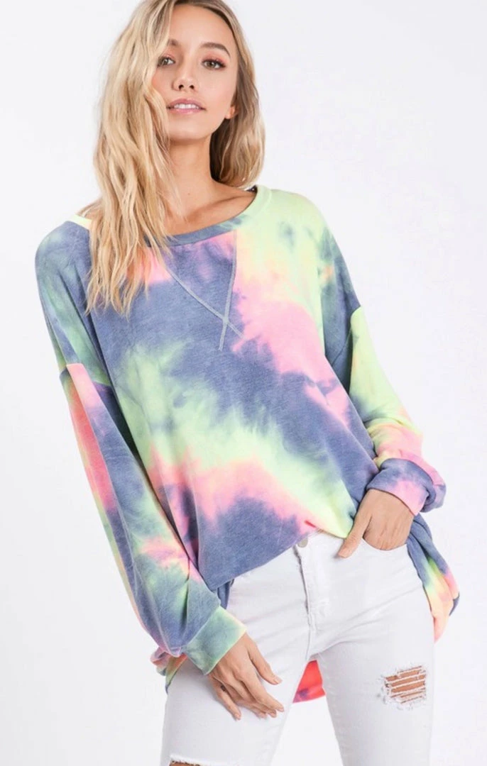 Cheapest ๐ Little Bear Boutique LONG SLEEVES A World Full Of Color Tie Dye Pullover- Multiple Colors โ๏ธ 3 Little Bear Boutique LONG SLEEVES A World Full Of Color Tie Dye Pullover- Multiple Colors