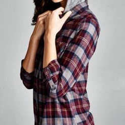 Thelittlebearsboutique.com Downtown Flannel LONG SLEEVES