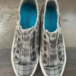 Little Bear Boutique ACCESSORIES Blowfish Play- Gray Grand Canyon Plaid